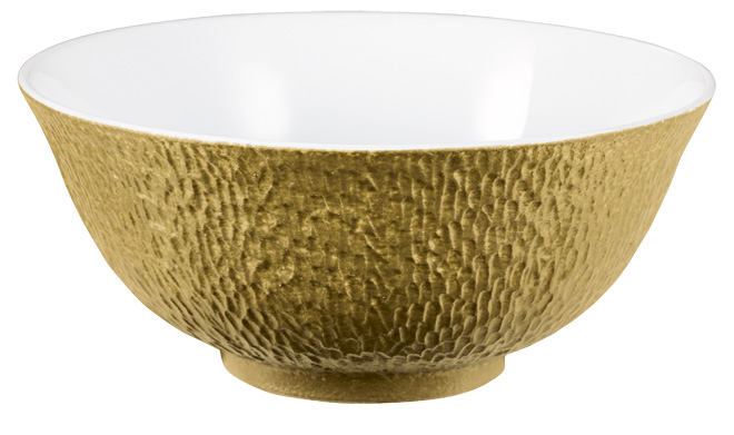 Chinese soup bowl yellow gold - Raynaud